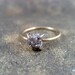 Raw Uncut Rough Diamond Engagement Ring  - 14K Yellow Gold Engagement Ring -  Rough Diamond Gemstone Ring