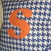 S monogrammed pillow 20x20