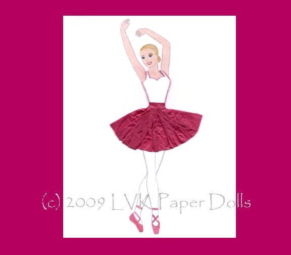 Giselle Ballerina Paper Doll