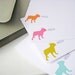Dog Silhouette Note Cards Personalized You Design Set of 20