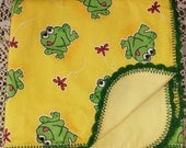 Hungry Frogs Blanket Set