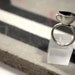 A cup of coffee, sterling silver ring