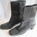 Sale- Vintage Black Leather Boots. Low Heel. Aerosoles. Size 8.5. 1990s. Black Shoes. Boots. Footwear.
