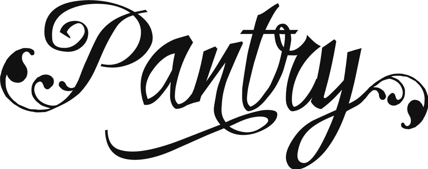 Pantry Wall Saying Vinyl Lettering Kitchen by ItsWrittenOnTheWall