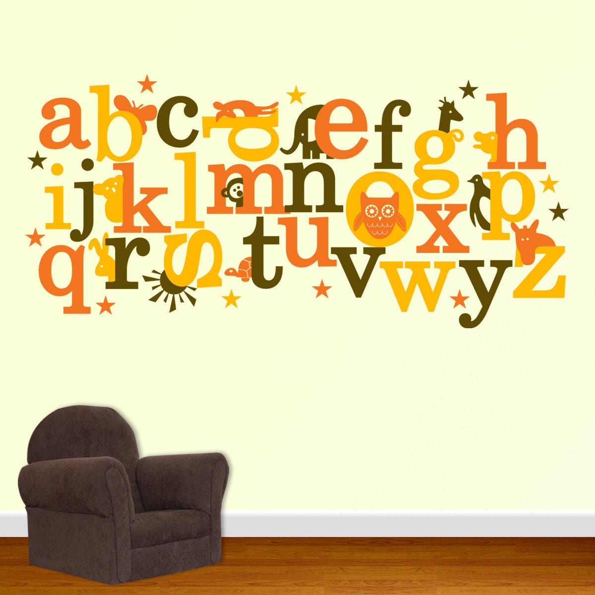 Children's Wall Decal - Alphabet Decal