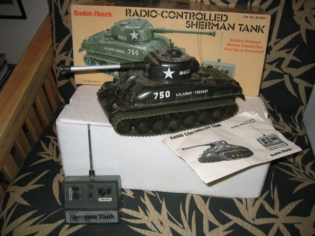 radio shack rc tank