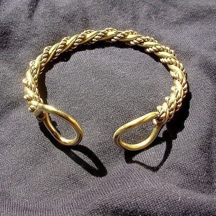 Celtic Torc Bracelet men mans warrior