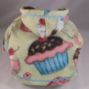 Maltese Cupcake Dog Fleece Hoodies