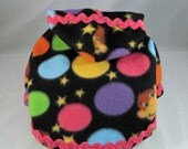 Monkey Circle print Dog Fleece Hoodies for Yorkies