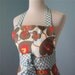 Morning Glory Full Apron For Women Dinner Party Entertaining Bakers with Amy Butler Fabric