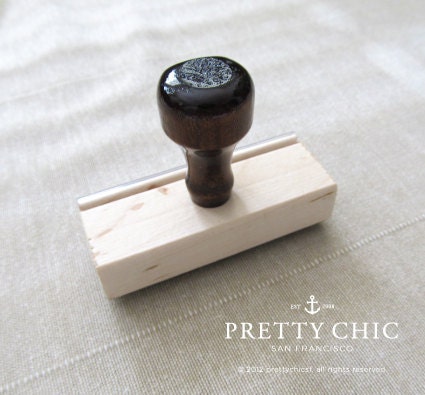 Nautical Save the Date Stamp - Tying the Knot - Custom Stamp by Pretty Chic SF - Anchor Stamp - Nautical Wedding