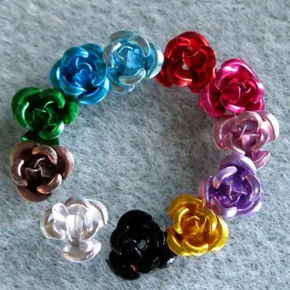 Dia de los Muertos Flowered Skull Earrings- Day of the Dead- You pick the COLORS