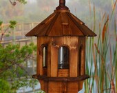 Birdfeeder Handcrafted Gazebo Stain Shakes
