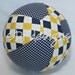 Balloon Ball Toy - Navy Blue & Maize Yellow Argyle (go blue) - All Ages FUN as seen with Michelle Obama