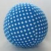 Balloon Ball TOY - Royal Blue Polka Dot Fabric