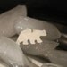 Polar bear - sterling silver necklace