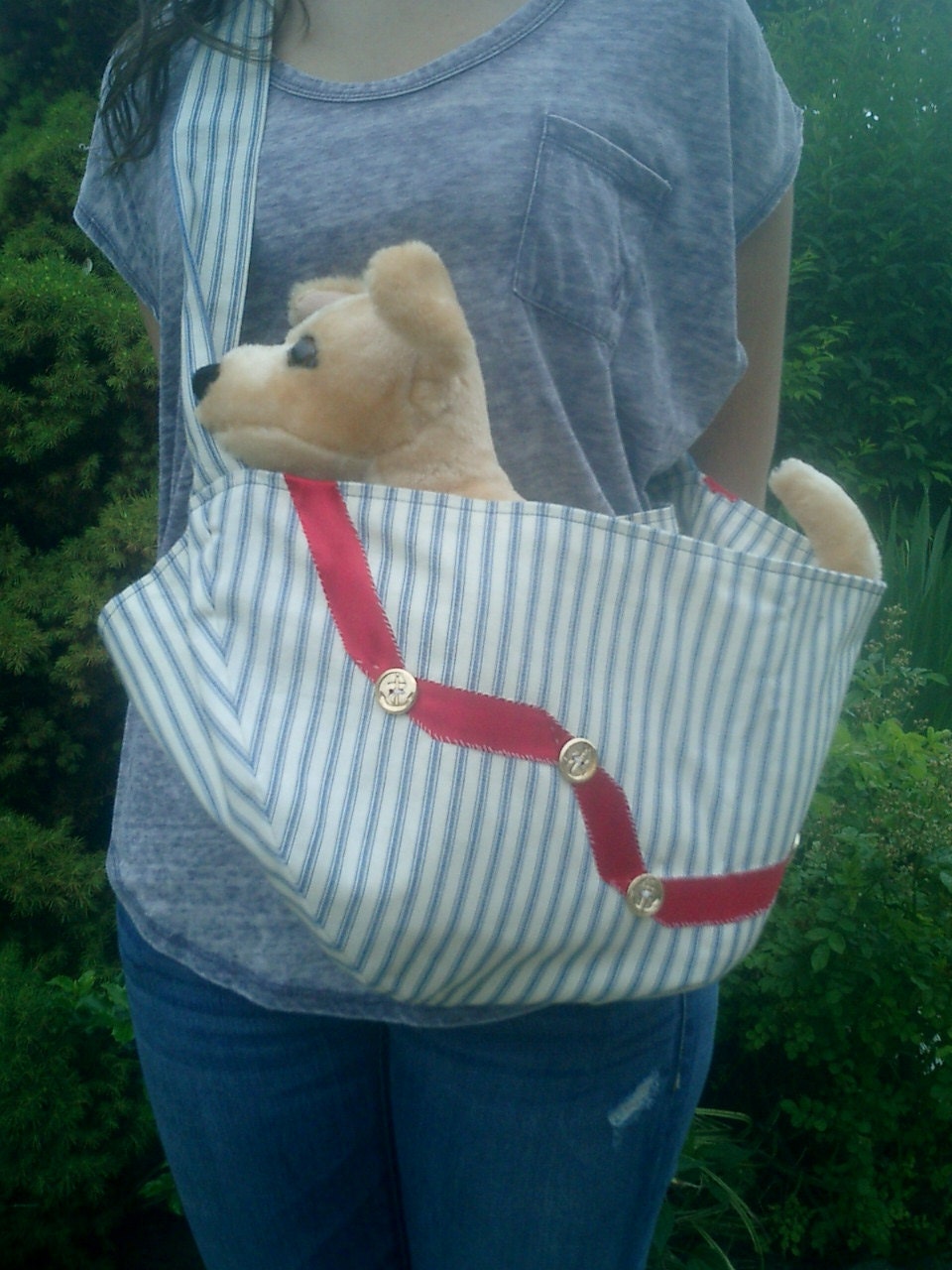 Dog Carrier Sling Bag - Dog Tote - To Carry My Friend
