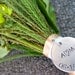 Brides bouquet charm - hand stamped and personalized