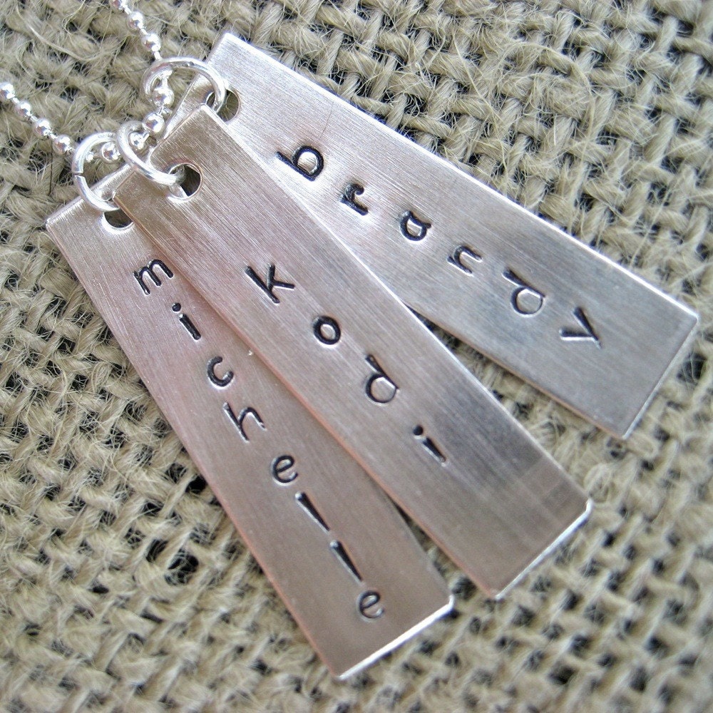 The trilogy necklace in sterling silver
