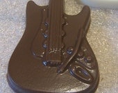 Chocolate electric guitar party favors