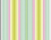 Heather Bailey Fabric - Lounge Stripe Turquoise from Freshcut Collection 1 yard