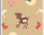 Riley Blake Fabric - Farm Brown by October Afternoon from Farm Fresh Collection 1 yard