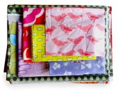 3 lbs. Designer Fabric Remnant Bundle including Amy Butler Joel Dewberry Valori Wells etc.