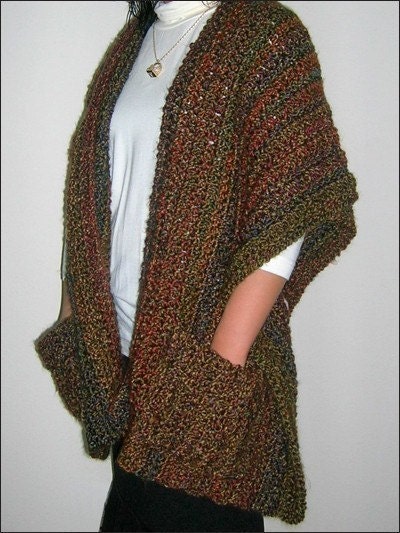 Super Simple Shaped Shawl crochet pdf pattern by BellaCrochet