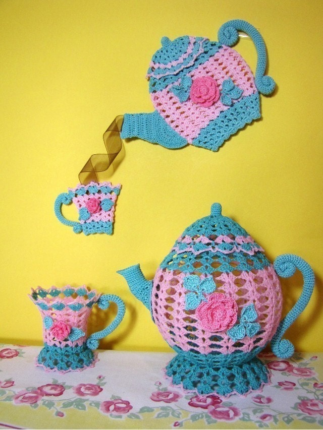 Time for Tea Crochet PDF Pattern Ebook