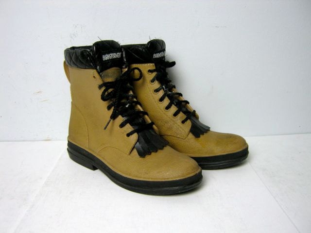 Vintage rubber Durango western boots RAIN BOOTS 9