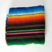 Colorful Mexican Serape Saltillo Rug Blanket
