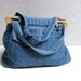 vintage denim jean purse