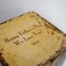 Custom-Made Distressed Picture Blocks, Fathers Day Gift