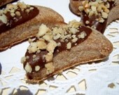 Dog Treats - Carob Dipped Bananas - Organic Dog Treats All Natural Vegetarian - Shorty's Gourmet Treats