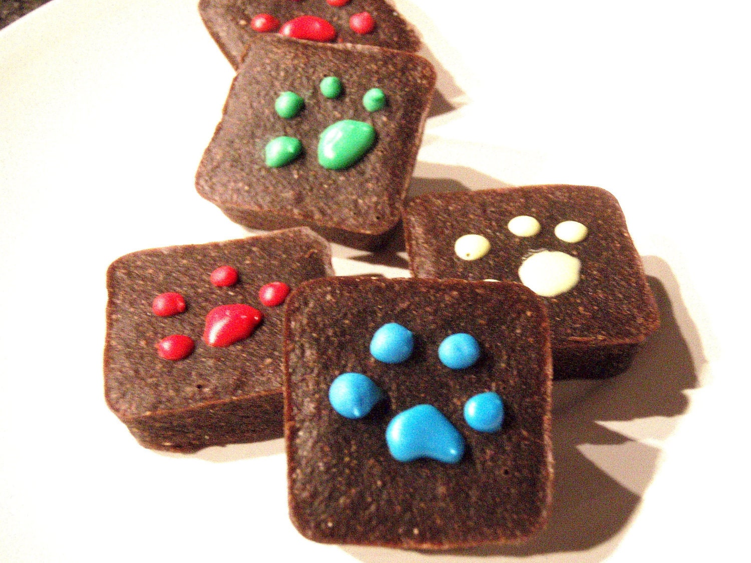 Organic Dog Treats - Pawlishious Brownies - Carob Dog Treats All Natural Organic Vegetarian - Shorty's Gourmet Treats