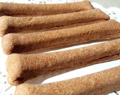 Gourmet Dog Treats - Dinosaur Bones - Organic Vegetarian Gourmet Dog Treats Apple Peanut Butter Oatmeal Goodness
