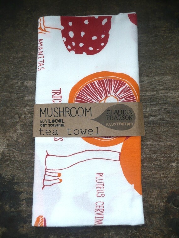 Mushroom Tea Towel