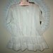Antique Child's Dress White Victorian Lawn Dress