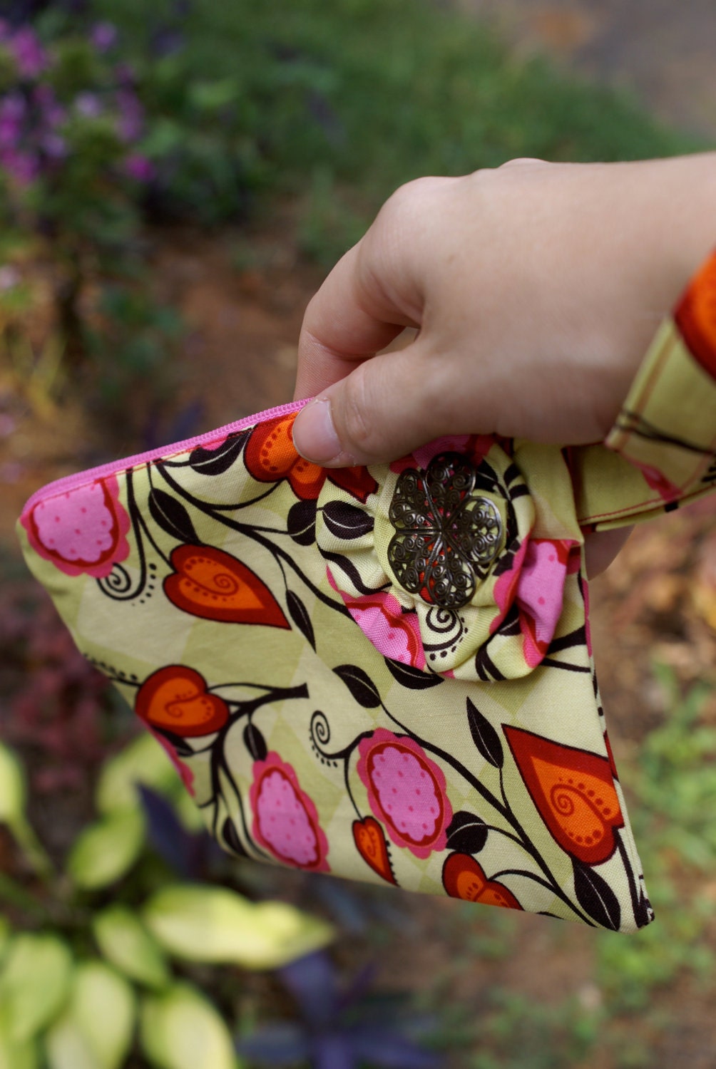 Rosette Wristlet