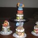 Jungle and Monkey Diaper Cakes Baby Shower Centerpieces other colors and sizes too