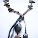 Shades of Grey and Rainbow Necklace / Labradorite and Silver