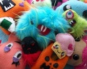 Zombie Kitten Plush Cute Small Undead Stuffed by WonkyCritters