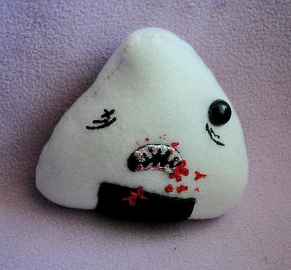 Zombie Onigiri - Rice Ball Sushi Plush (Made to Order)