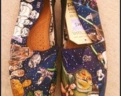 STAR WARS Toms - New Shoes Included - Made to Order - Classic Toms or Vans - PLEASe REAd EVERYTHINg BEFORe ORDERING