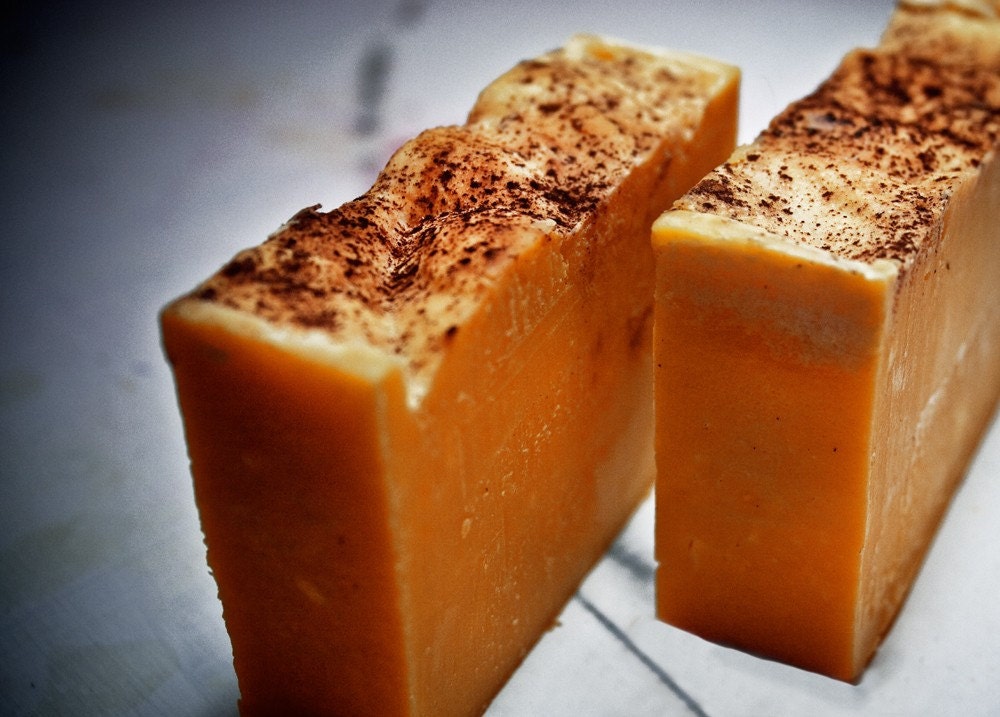 All Natural Soap with Pumpkin - VEGAN - Fragrance Free
