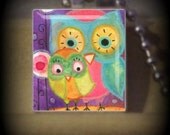 Alexander Hoot Owl num 21 (LA 21) Vintage Scrabble Tile Pendant ..Buy 3 Get 1 Free