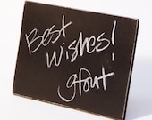 mini-chalkboard signs/place setting . . .