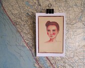 Portrait of a Young Girl - Print from My Original Unique painting - FREE Shipping