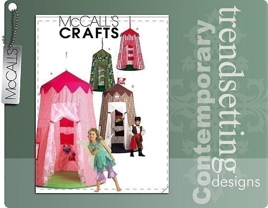 CANOPY - TENT PATTERN - A Fun Playhouse For Your Favorite Child