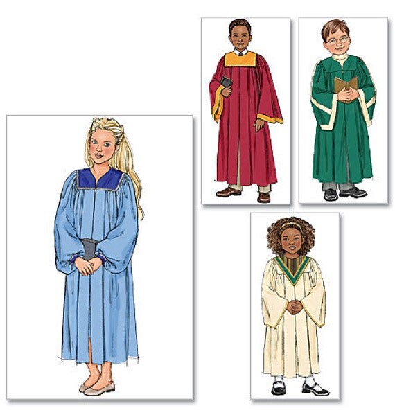 CHURCH ROBE PATTERN / Child Robes For Choirs by WhatCameFirst